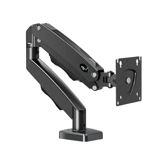 Suporte Ergonômico de Mesa, Monitor 17" a 35", Pistão a Gás, Suporte Até 9kg, Cinza, F80N, ELG