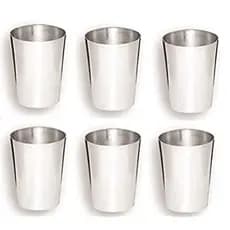 Jogo de Copos De Alumínio Caneca 370ml Para Festa Bar Presente Lembrança