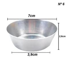 KIT - 24 Formas Para Empada todos tamanhos Forminha Mini Empada Salgado Aluminio