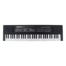 Teclado Eletrônico Órgão 61 Teclas  Musical Bf-6138 Profissional com microfone