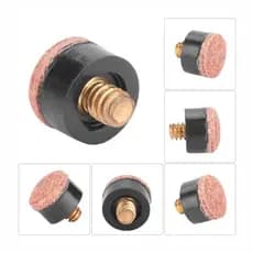 Kit Sola Ponteira Rosca Para Taco De Bilhar Sinuca Snooker 11mm