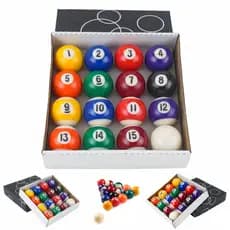 Jogo Bolas De Bilhar Sinuca Numeradas 25mm Snooker Infantil