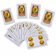 Kit 4 Baralhos Truco Espanhol 160 Folhas De Papel Naveta