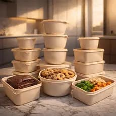 Kit Potes Hermeticos BPA Free Marmita Freezer Microondas Cozinha Fitness Saudavel Alimentos