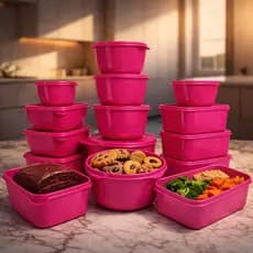 Kit Marmita Potes Hermeticos BPA FREE - Alimentos organizadores de congelador