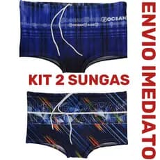 PROMOÇÃO kit 2 Sungas Masculinas Adulta - Envio Imediato