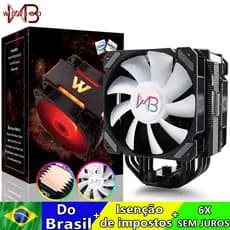120mm CPU Cooler Fan 6 Heatpipes For Inte LGA 115X 1200 1700 2011 V3 X79 X99 AM4 AM5 ARGB Ventilador