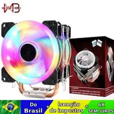 Wovibo Cooling CPU Cooler Fan 3pin For Intel LGA 1150 1151 1155 1700 775 1200 AMD Quiet Ventilador Silent Radiator 90mm