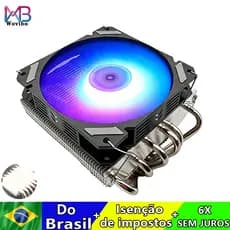 WOVIBO ARGB CPU Fan Low Profile Air Cooler 120mm For AMD AM4 AM5 INTEL 115x 1200 1700 2011 X79 X99