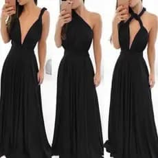 Vestido longo Feminino Convidada de casamento Casamento Formaturas branco festa Roupa plus size