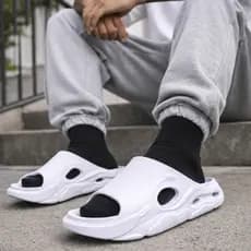 Chinelos Nuvem Runner Masculino Leve Confortável Slide Massageador