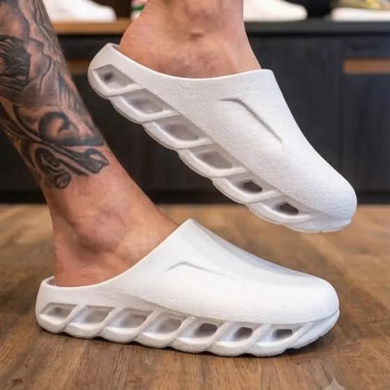 Slide Nuvem Masculino Pepete Minimalista Leve Confortável Chinelo Macio