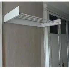 Varal Retrátil de Parede 70cm Dobrável em Alumínio | Compacto, Resistente e Fácil de Instalar