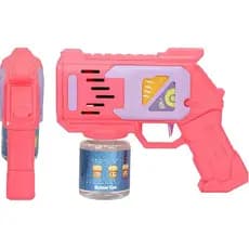 ROSA OU VERMELHA - Modelos Sortidos - Bubble Gun – Pistola de Bolhas Automática