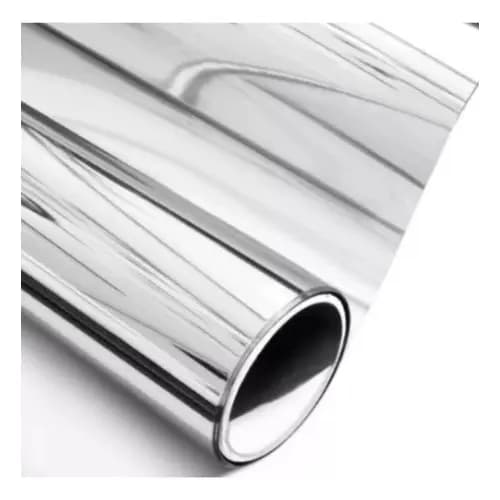Insulfilm Residencial Automotivo Espelhado Prata 0,75x7,0m