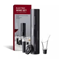 Abridor De Vinho Automático Elétrico Recarregavel Pilha kits Kit Abridor Saca Rolhas a Pilhas Garrafa De Vinho Automático