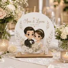 Kit Centro de Mesa Lembrancinha Casamento Decoração Festa Aniversário