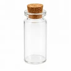50 Vidro Penicilina 10ml / 20ml Com Rolha Para Lembrancinha Festa