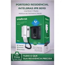Porteiro Residencial Intelbras IPR 8010 Interfone | 1 Ponto | Abertura de Fechadura | Bivolt