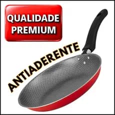 Frigideira Francesa Teflon Antiaderente Vermelha 22cm Alta Qualidade e Design Moderno