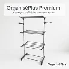 Varal de Chão Multi Andares Organizador de Roupas Compacto