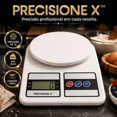 Balança Digital Cozinha 10kg Alta Precisão 1g LCD Função Tara Peso Alimentos Dieta Fitness Receitas
