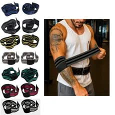 Faixa Cotovelo Elástica 1,00 M Musculação Powerlift Faixa Elástica Cotovelo De Compressão Par Varias Cores