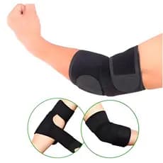Cotoveleira Ws Sports Ajustável Neoprene Lesões Braço - Proteção para o Cotovelo