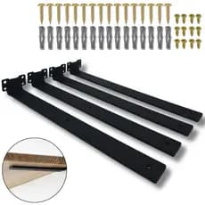 Kit 4 Suportes de Prateleira Mão Francesa 40cm Aço Alta durabilidade Estrutura Suspensa Invisível