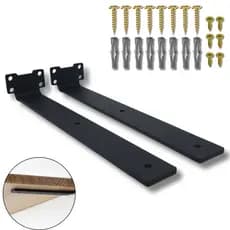 Suporte De Prateleira Invisível Inverso Mão Francesa Aço Design Moderno Reforçado 30cm
