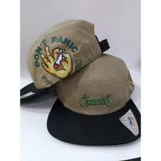 Boné Five Panel Original Junto e Misturado 5 Panel Regulagem Strapback Fitão Moda Skatista