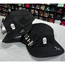 Boné Five Panel 5 Panel Tactel Premium Strapback  Ajustável Streetwear Aba Reta