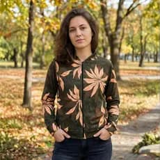 Jaqueta estilosa feminina tendência moda feminina