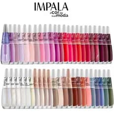 Esmalte Impala Kit com diversas Cores Lançamentos Sortidos Atacado Manicure Pedicure