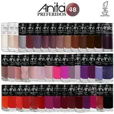 Anita Kit 48 Esmaltes Nova Coleção Atacado Cores Sortidas Manicure