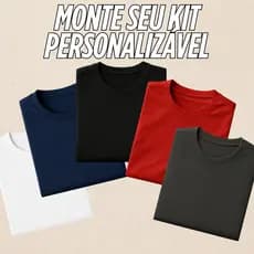 KIT PERSONALIZÁVEL DRYFIT -  Padrão e Plus Size Academia Tecido Furadinho Leve - ENVIO RÁPIDO
