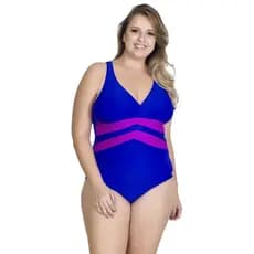 Maio Tambaú Plus Size Sem Bojo Com Alça Ajustável Acqua Rosa
