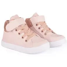 Tênis Feminino Infantil Criança Menina Cano Alto Cadarço Confortável Brilho Glitter Animal Print