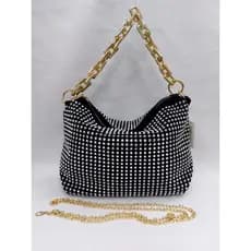 Bolsa Feminina de Festa com Brilho Strass