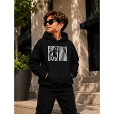Blusa Moletom Infantil CR7 Cristiano Ronaldo GOAT - Moletom Adulto Canguru