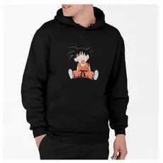 Blusa Moletom Infantil Goku Kids Dragon Ball Moletom Anime