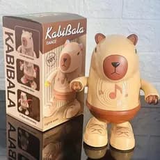 Brinquedo Capivara Dançarina Musical E Luz Infantil Criança Dançante Educativo Para Bebes