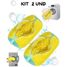 Kit 2 Unidades Bolsa Protetora para Lavar Calçados – Grande Capacidade Praticidade e Proteção Total