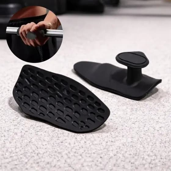 Luva Grip Par Ergonômico Para Academia Em Silicone Antiderrapante Preto Anti Calos Crossfit Musculação