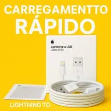 {ORIGINAL} CABO LIGHTNING CARREGAMENTO RÁPIDO DE 1M X, 11 12 13 14 Max e 14 Pro Max 14