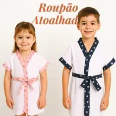 ROUPÃO INFANTIL BANHO ATOALHADO MACIO