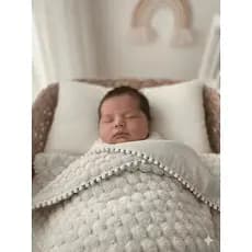Manta Fleece Dupla Face para Bebê – Macia, Quentinha e Confortável