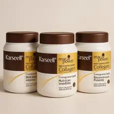 Kit Cronograma Capilar Completo – 3 Máscaras (Hidratação, Nutrição e Reconstrução)