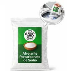Alvejante Com Percarbonato De Sódio 1kg Los Chef Tira Machas Roupas Brancas e Coloridas