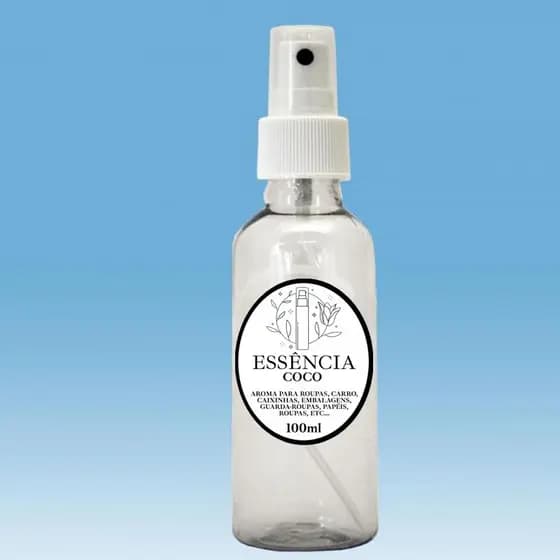 Essência Coco 100ml Aroma Doce e Refrescante de Coco para Embalagens, Lojas e Artesanatos